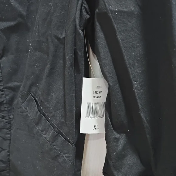 Wearables Black Ruffled Jacket Size XL - Picture 13 of 13